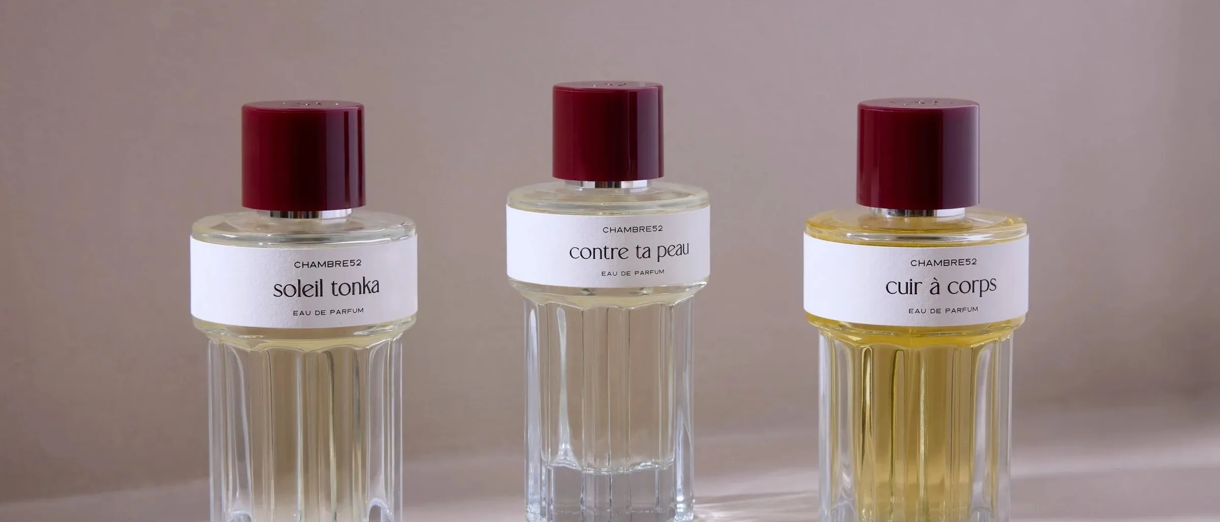The three eaux de parfum