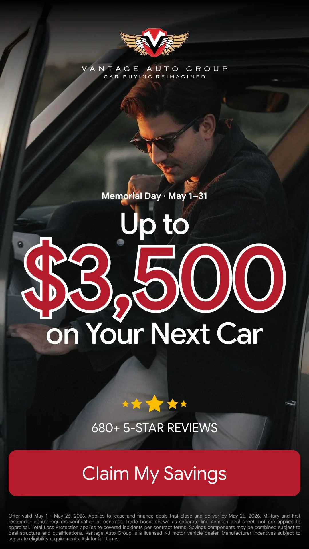 The Memorial Day offer