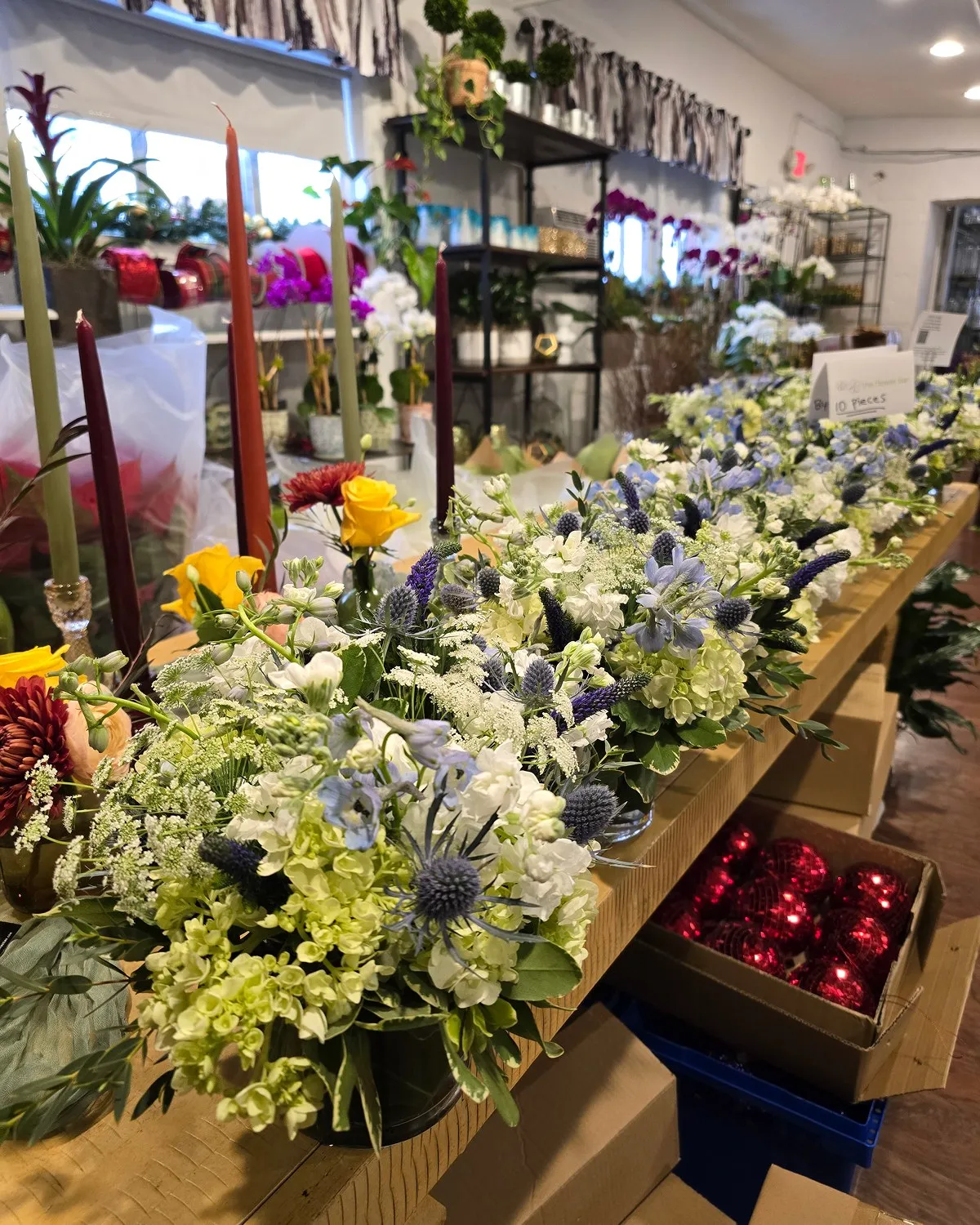 Inside The Flower Bar.