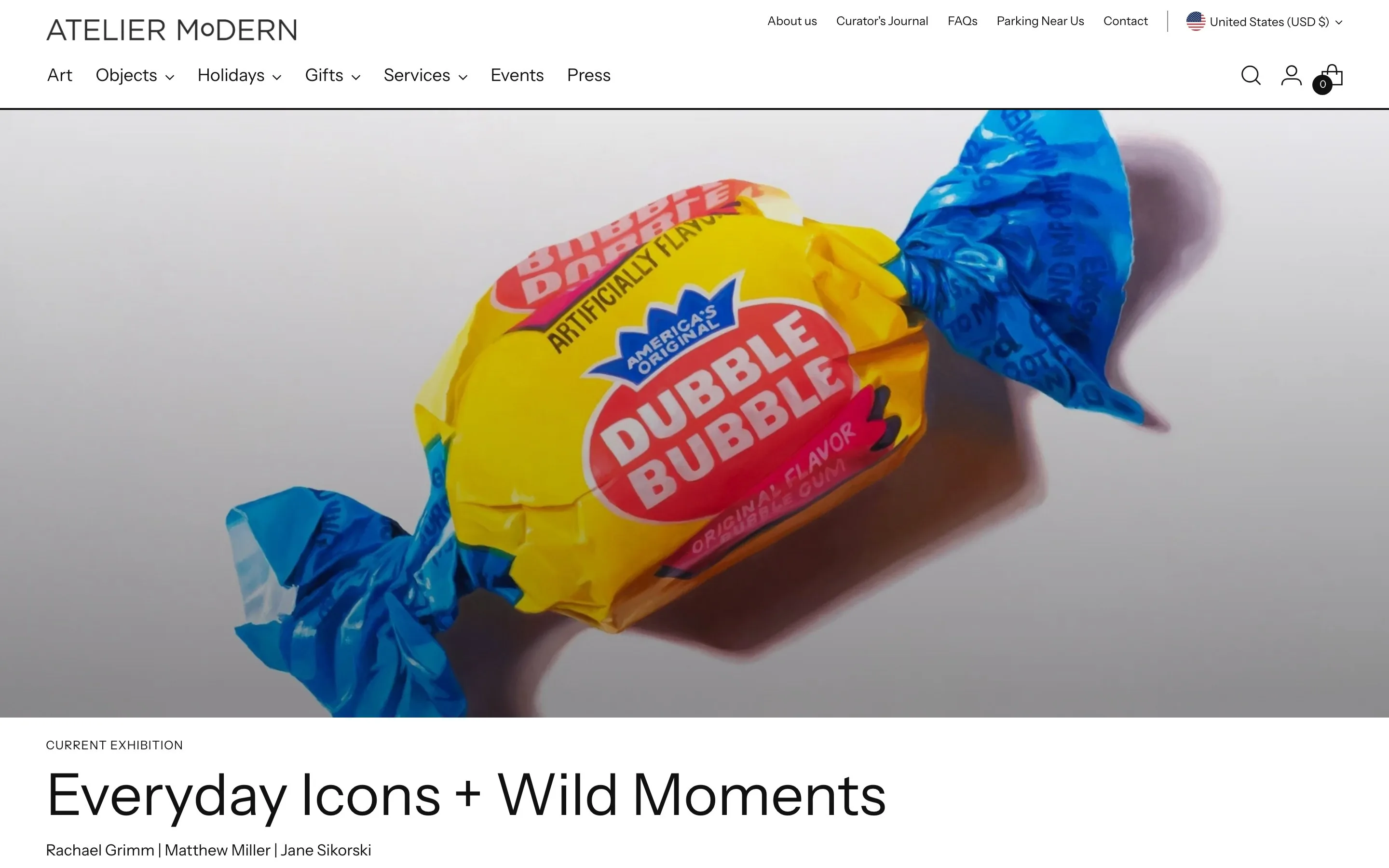 Atelier Modern website: Home
