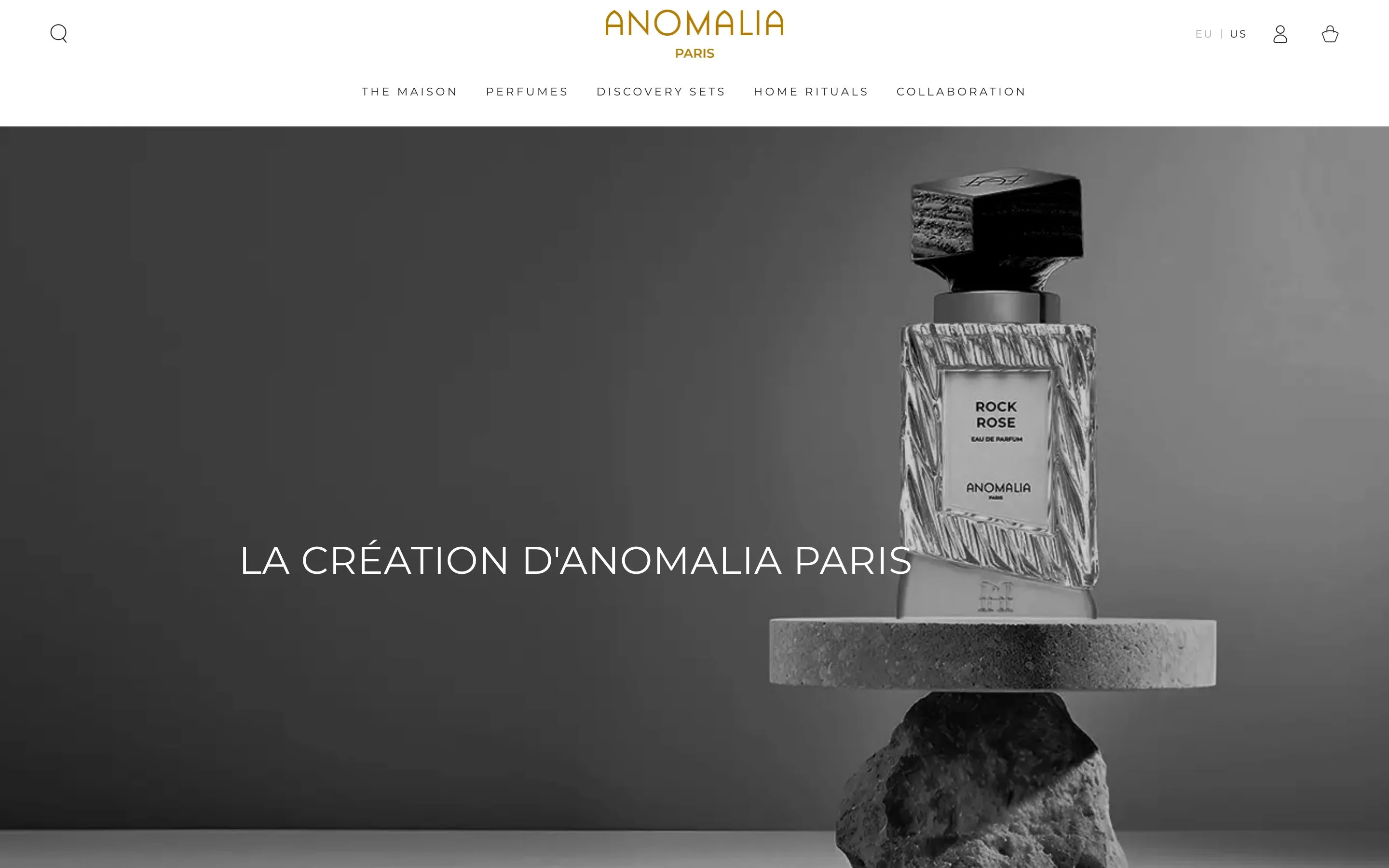 Anomalia Paris website: La création d’Anomalia