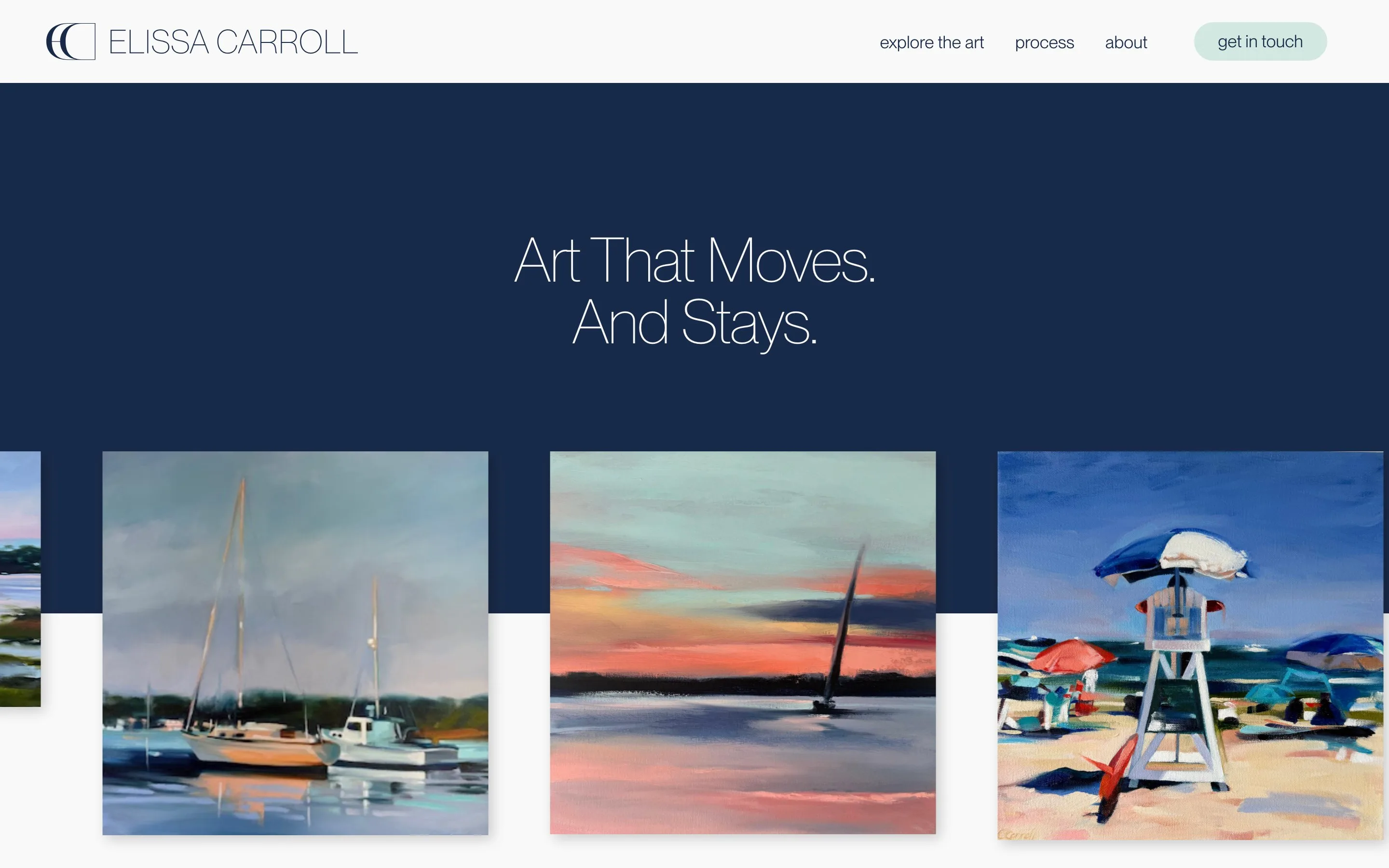 Elissa Carroll website: The collection