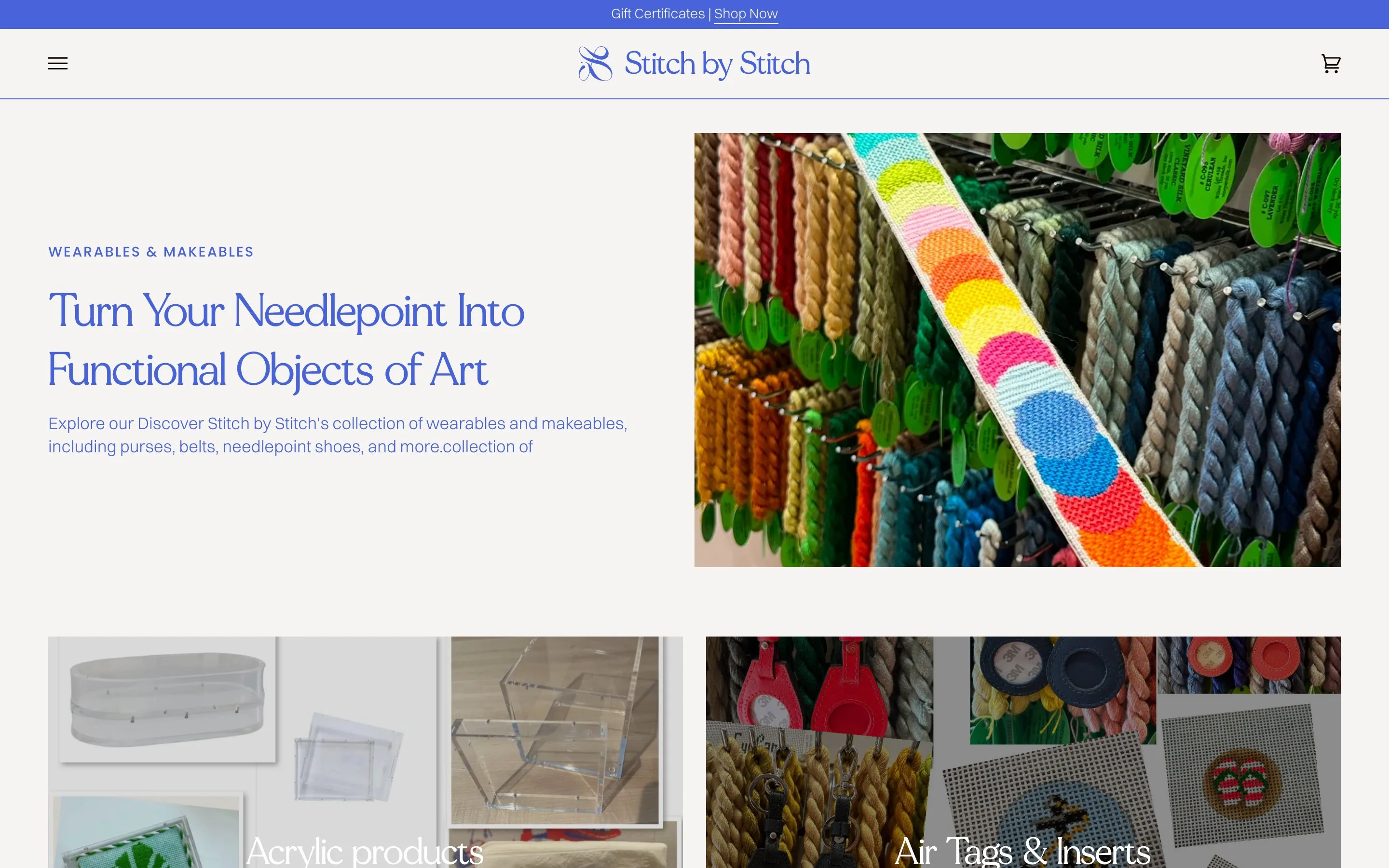 Stitch by Stitch website: Wearables